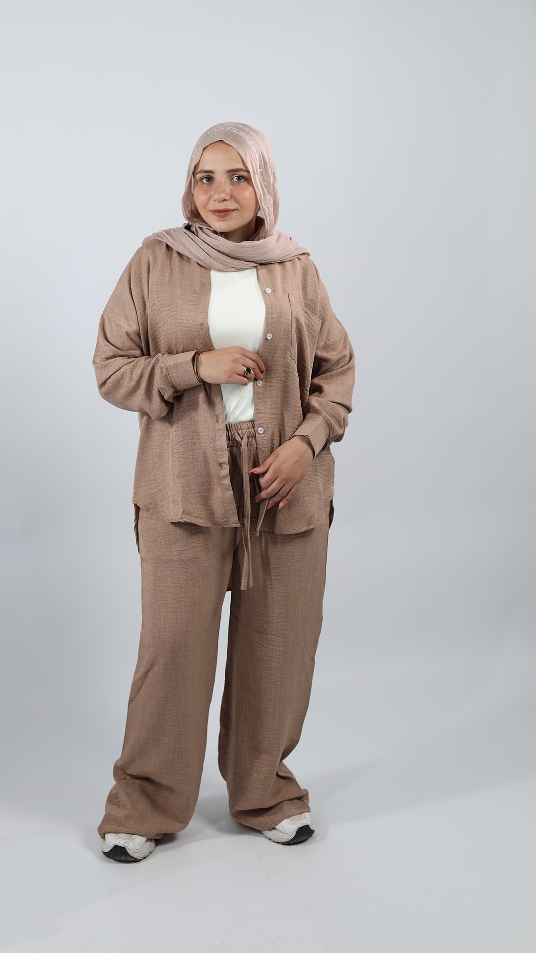 Beige Suit