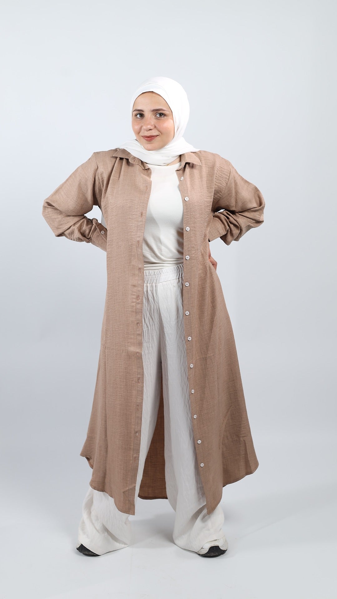 Long Shirt Beige