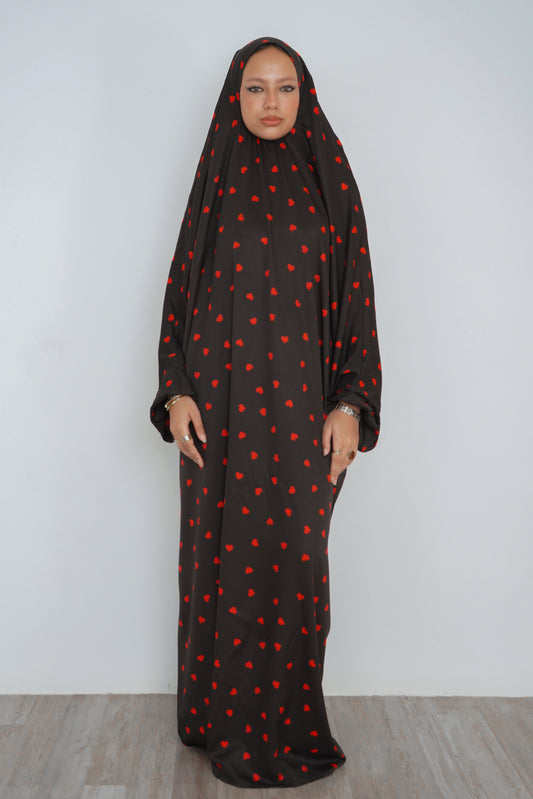 Mini Loves Black Pull-On Khimar