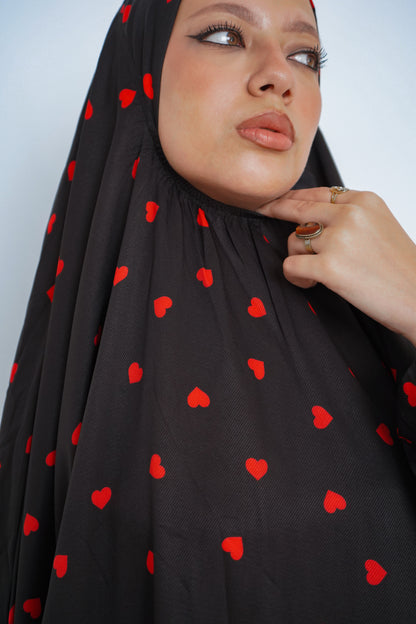 Mini Loves Black Pull-On Khimar