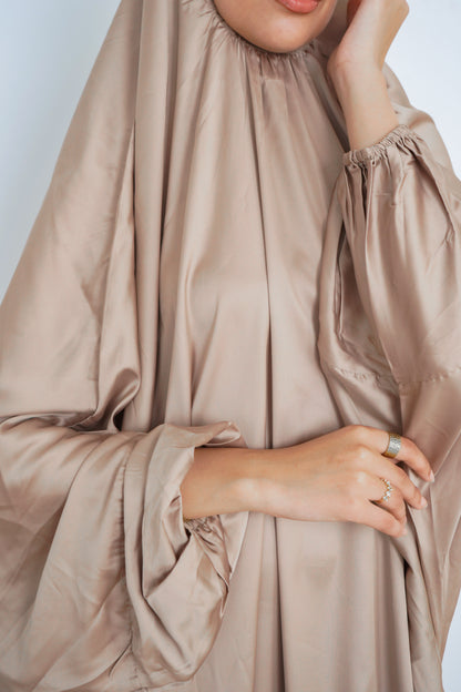 Beige Pull-On Khimar